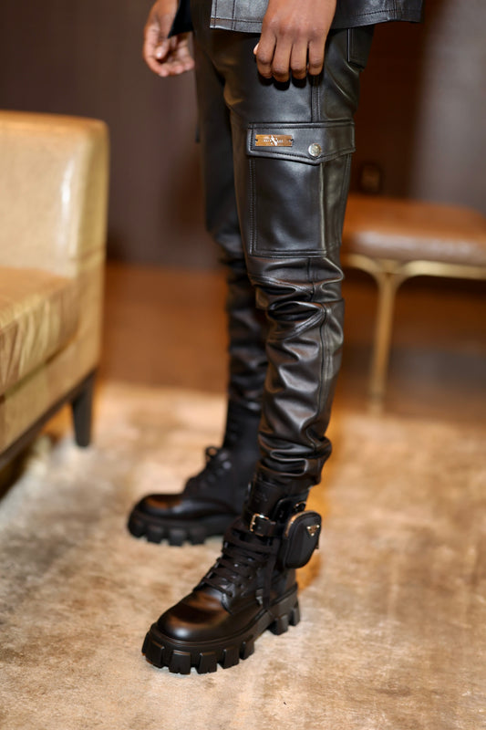Ace of spade leather pants
